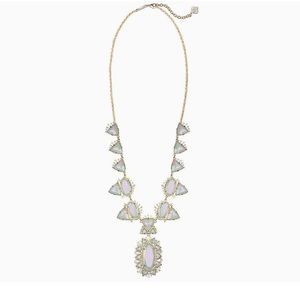 Kendra Scott Statement Havana Necklace - White Iridescent